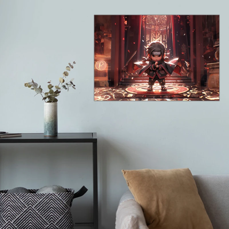 پوستر گوفی مدل ایتاچی گوگولی انیمه ناروتو طرح Itachi Naruto Anime Cute کد MINI32