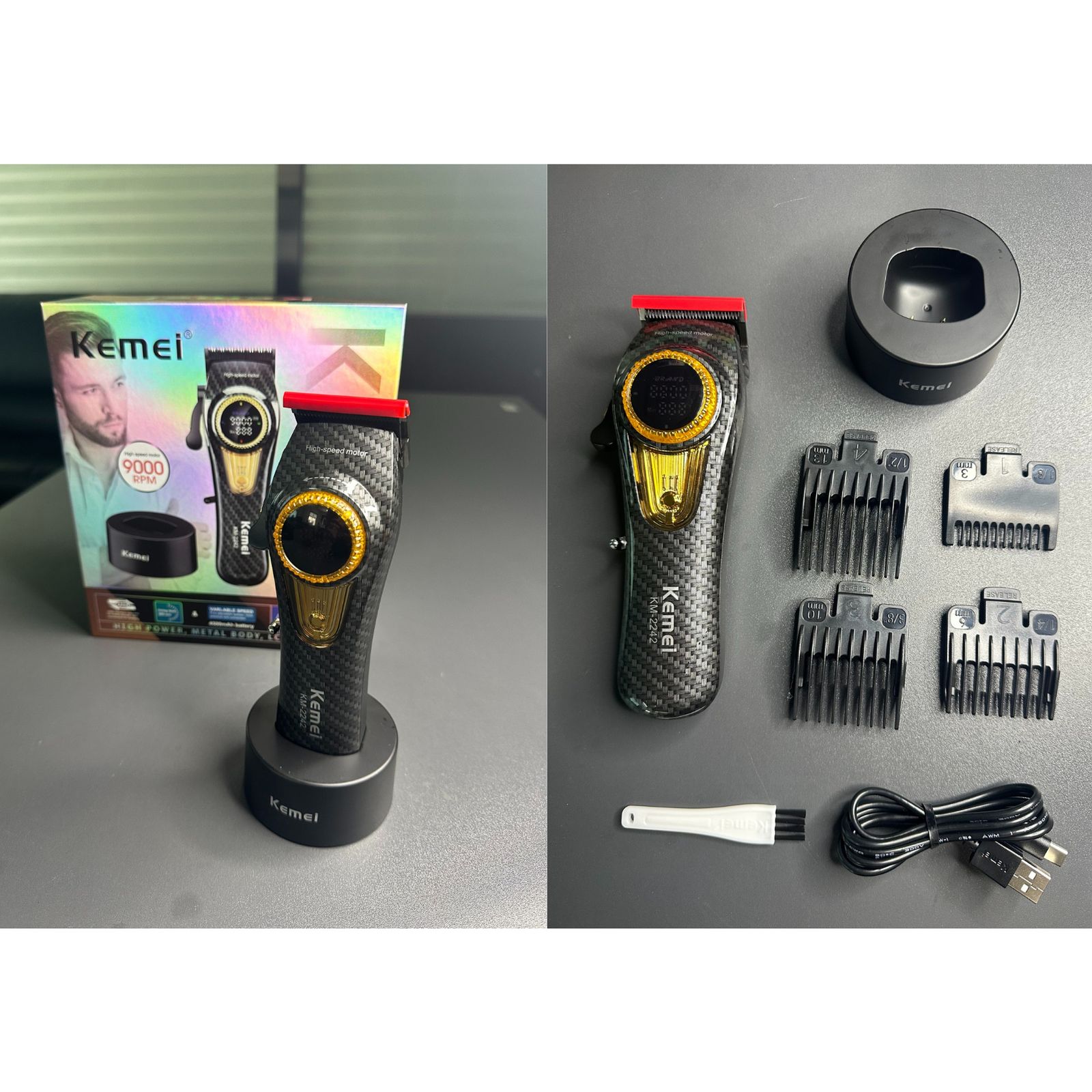 ماشین اصلاح موی سر و صورت کیمی مدل KM-2242 -  - 12