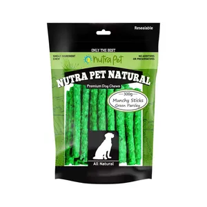 تشویقی سگ نوترا پت مدل مانچی مدادی وزن 300 گرم بسته 25 عددی