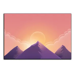 تابلو شاسی بکلیت طرح نقاشی غروب خورشید مدل SH-S5591