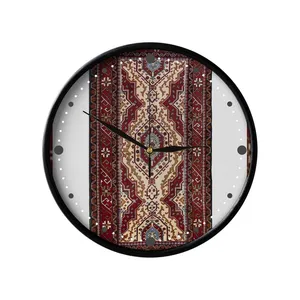 ساعت دیواری مدوپد طرح فرش بلوچ دوترنج مدل C-balouch09