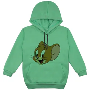 هودی پسرانه مدل جری F154 رنگ سبز