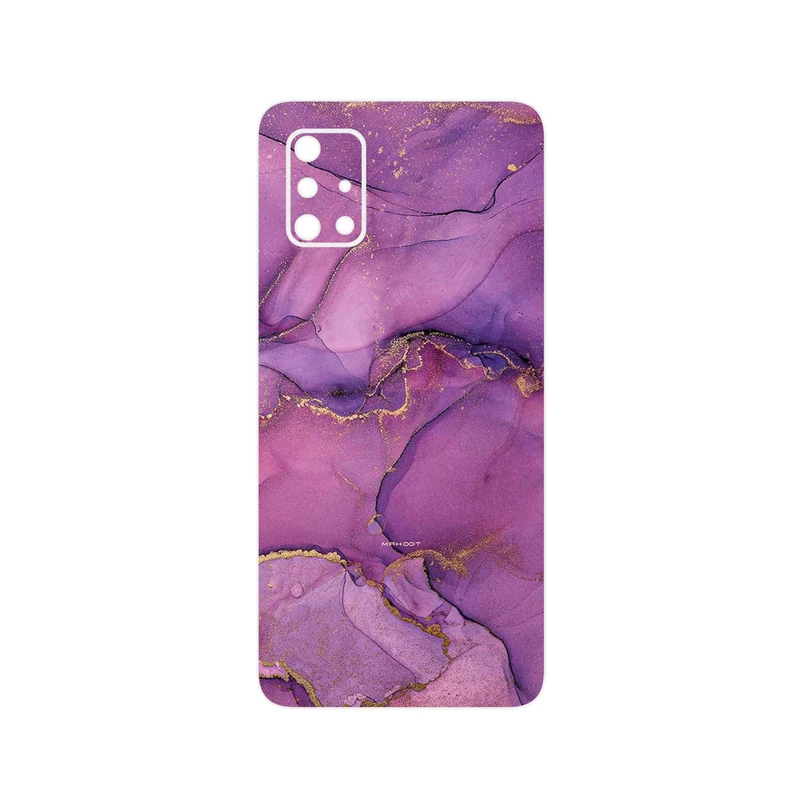 برچسب پوششی ماهوت مدل Purple Marble مناسب برای گوشی موبایل سامسونگ Galaxy A71
