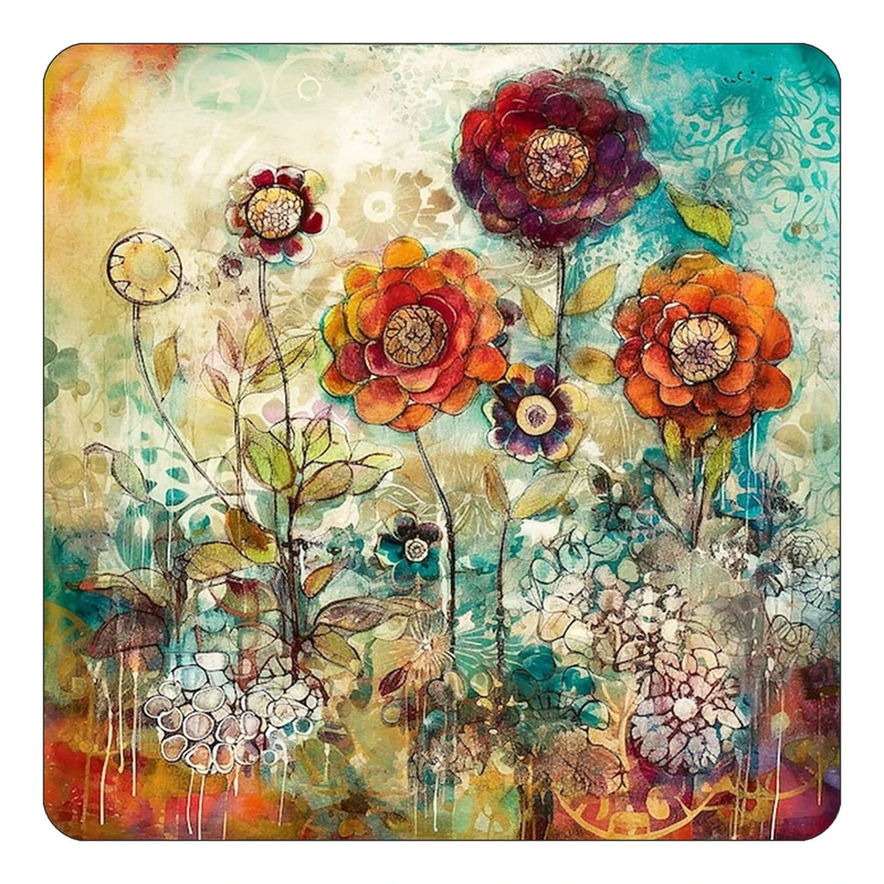 مگنت کاکتی طرح نقاشی رنگ روغن مدل mp70158