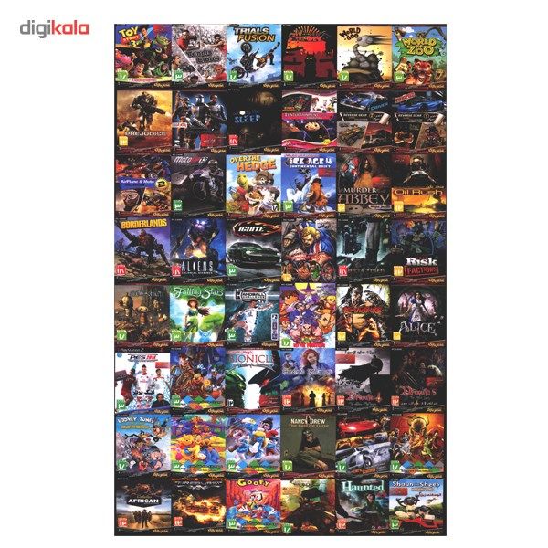مجموعه بازی کامپیوتری بسته طلایی عصر بازی 50 عدد DVD