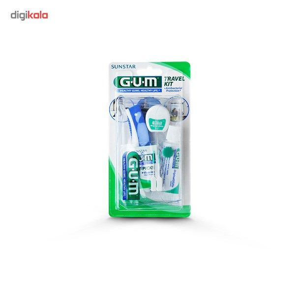ست مسواک و خمیردندان جی یو ام مدل Travel Kit ست مسواک و خمیردندان جی یو ام مدل Travel Kit