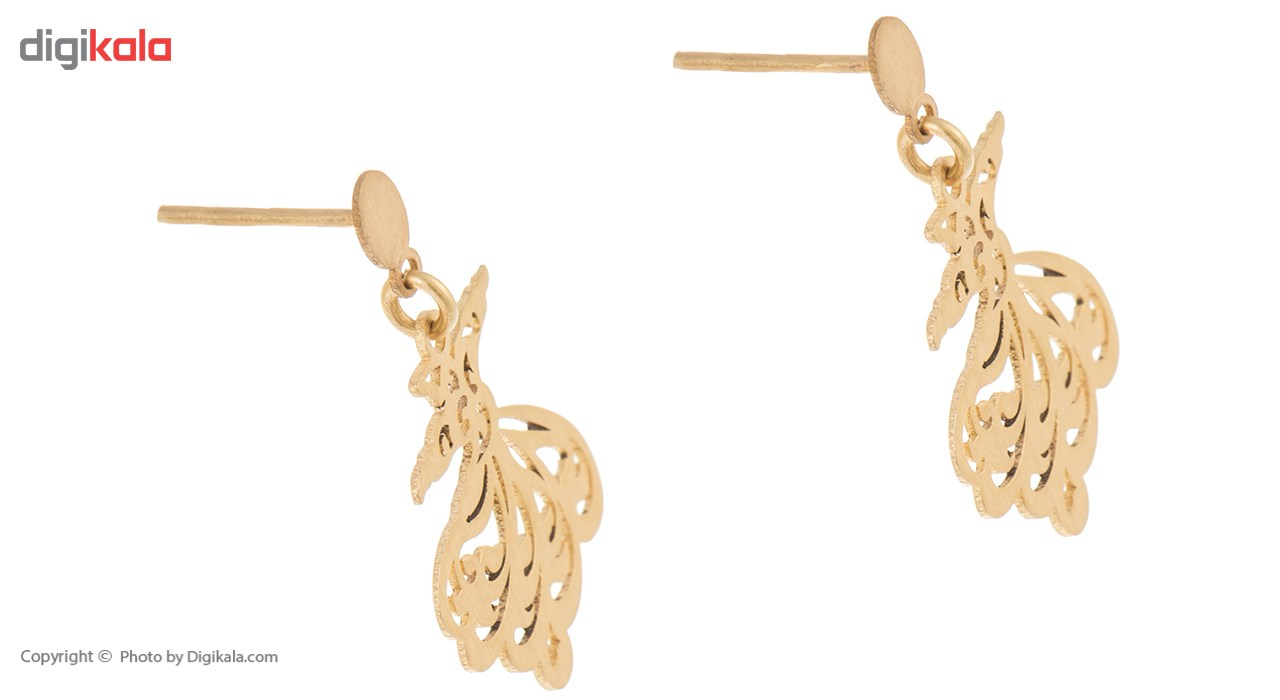 گوشواره طلا 18 عیار رزا مدل EG84