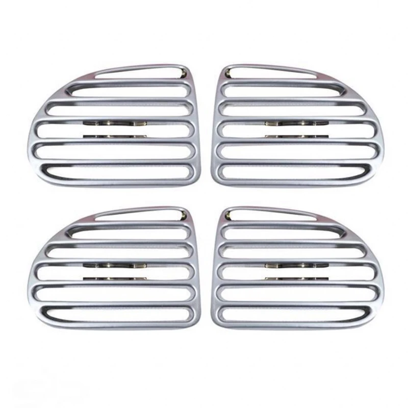 دریچه هوا کولر و بخاری داشبورد خودرو چیکال مدل V-17 مناسب برای پژو 206 بسته 4 عددی