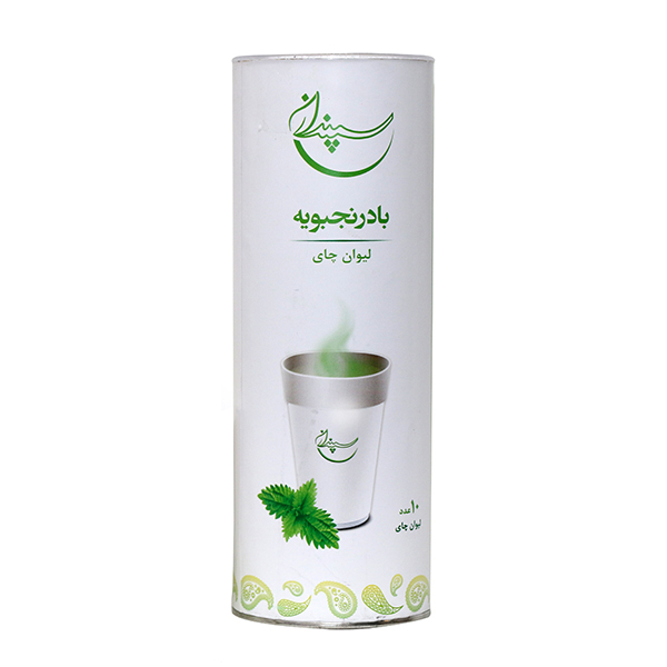 چای لیوانی بادرنجبویه سپندان بسته 10 عددی