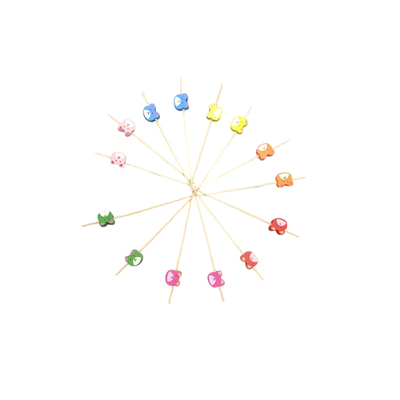 خلال دندان  تزئینی چوبی مدل پاندا بسته 14 عددی