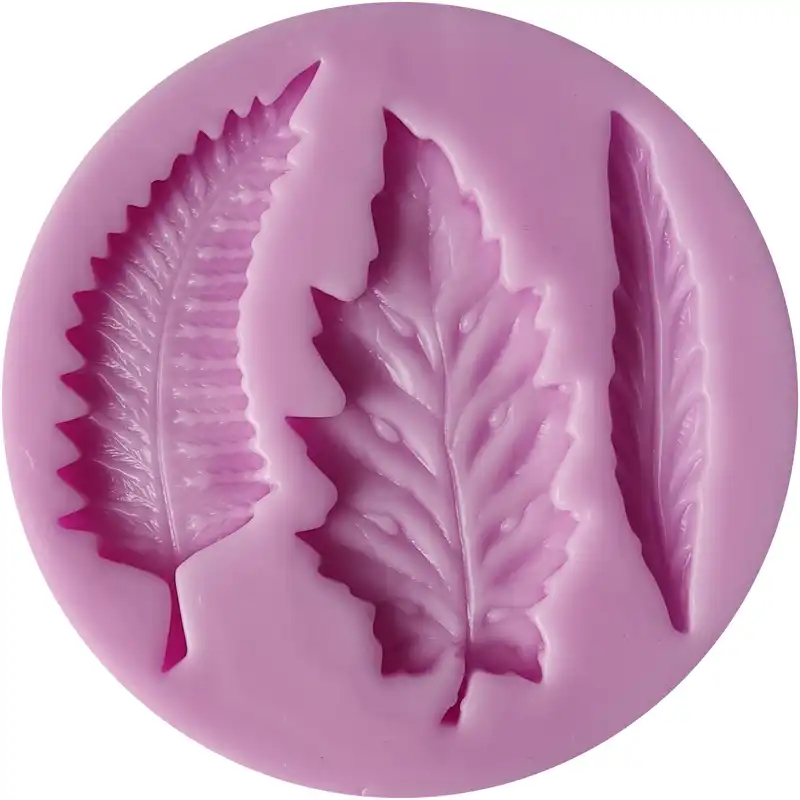 قالب مالد فوندانت مدل برگ کد 3