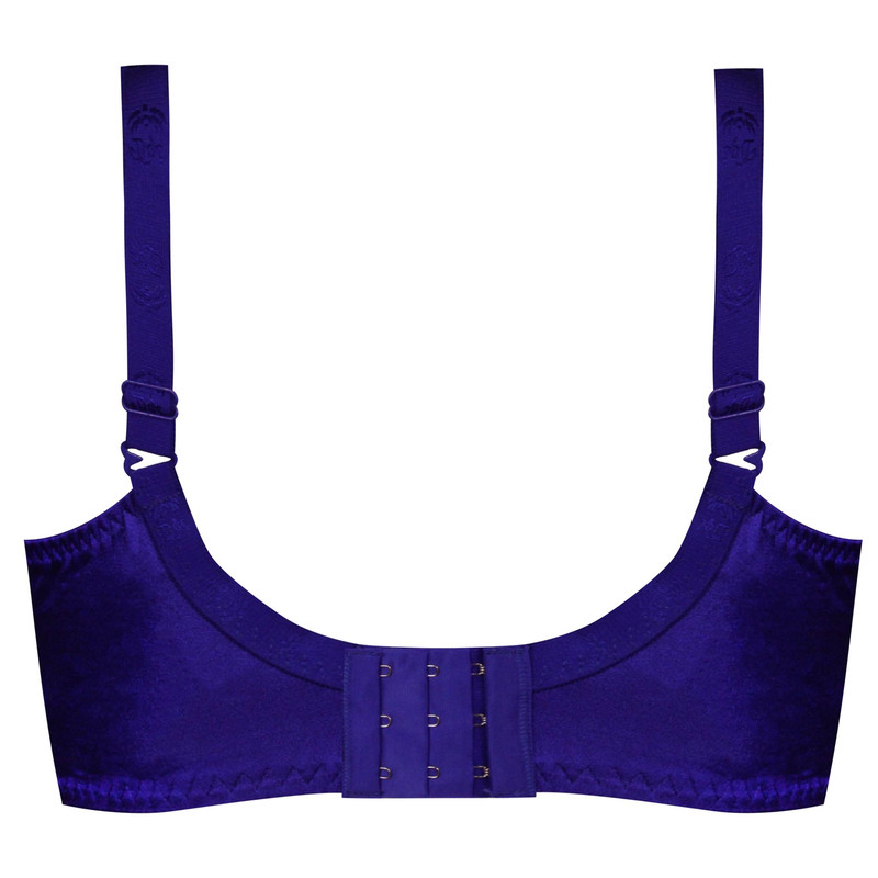 سوتین زنانه پانیذ مدل فنردار کد 22204 رنگ آبی کاربنی