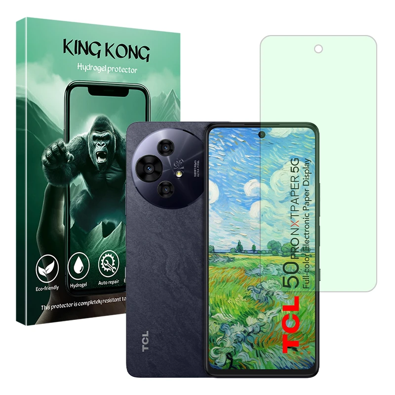 محافظ صفحه نمایش آنتی گرین کینگ کونگ مدل Eye Care مناسب برای گوشی موبایل تی سی ال  50 NxtPaper 5G