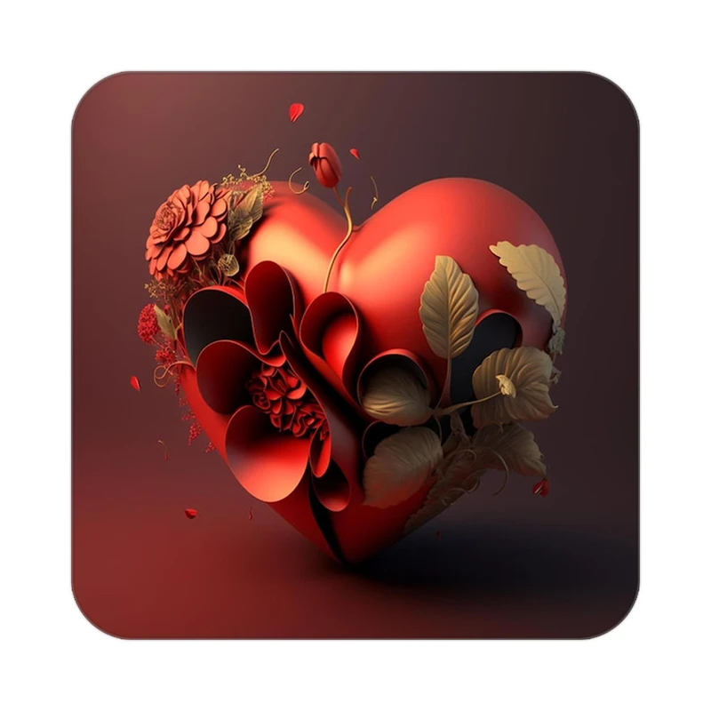 زیر لیوانی کاکتی مدل عاشقانه کد mp14010