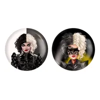 مگنت خندالو طرح کروئلا Cruella کد 1075010752 مجموعه 2 عددی