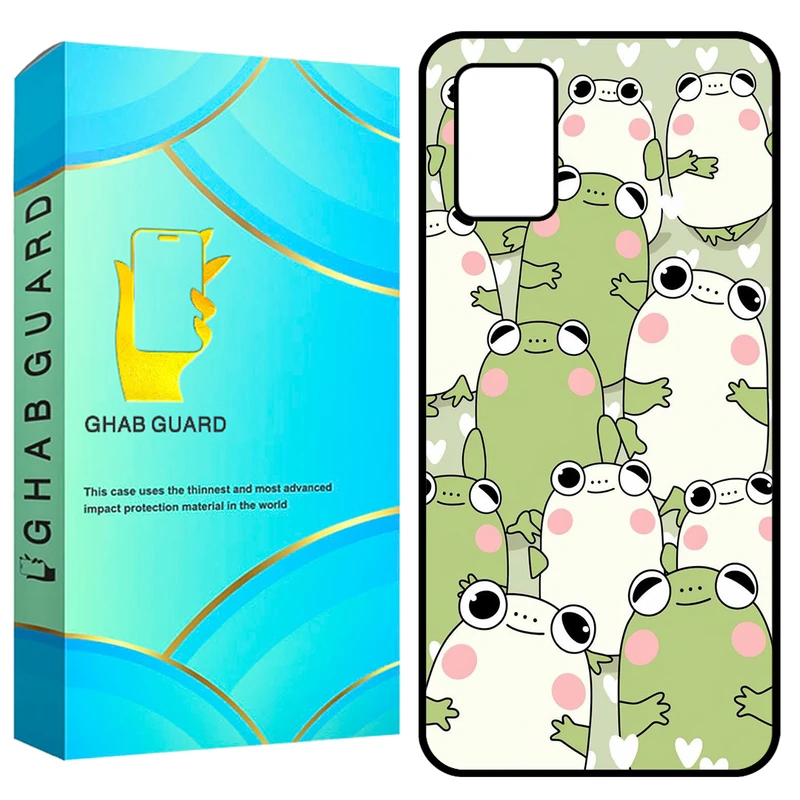 کاور قاب گارد طرح قورباغه مدل GCHPA03S مناسب برای گوشی موبایل سامسونگ Galaxy A02s / M02s / A03s  