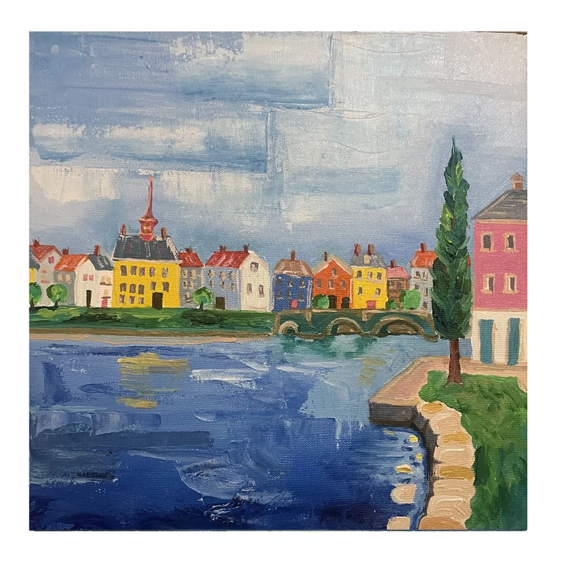 تابلو نقاشی رنگ روغن به سبک امپرسیونیسم کد G0265