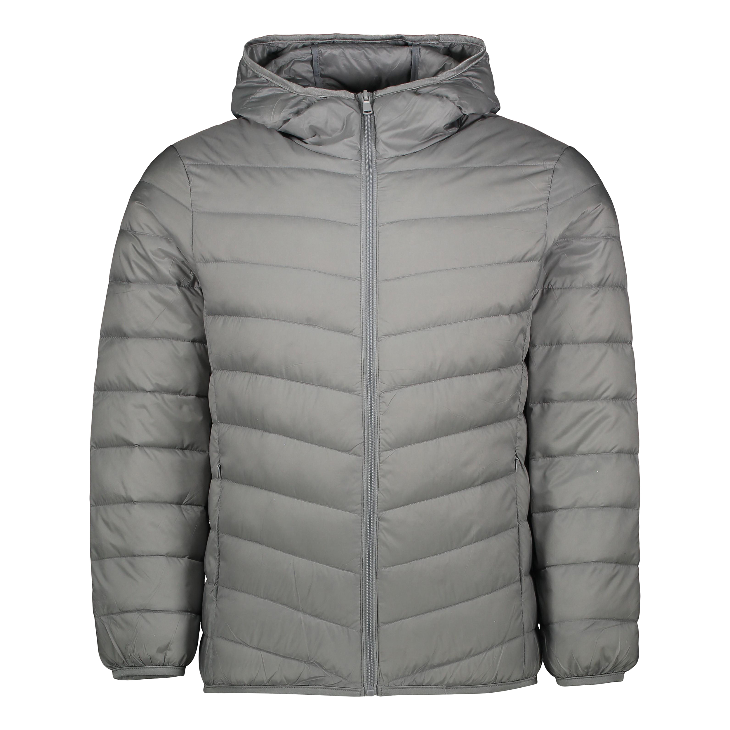 کاپشن مردانه پاتن جامه مدل شمعی 311021020001440 رنگ طوسی