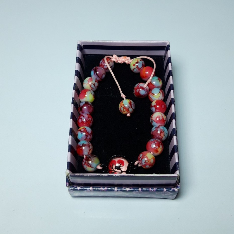 دستبند دخترانه مدل ابرنگی