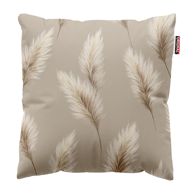 کوسن پاد آفرین مدل مینیمال طرح گل و برگ کد PK402860 سایز 40*40 سانتی متر