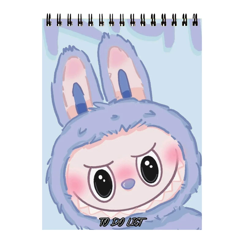 دفتر برنامه ریزی 60 برگ طرح عروسک labubu کد 22