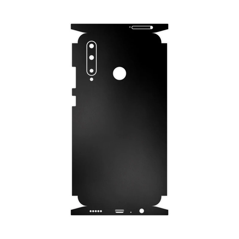 برچسب پوششی ماهوت مدل Black-Matte-FullSkin مناسب برای گوشی موبایل آنر 20 Lite