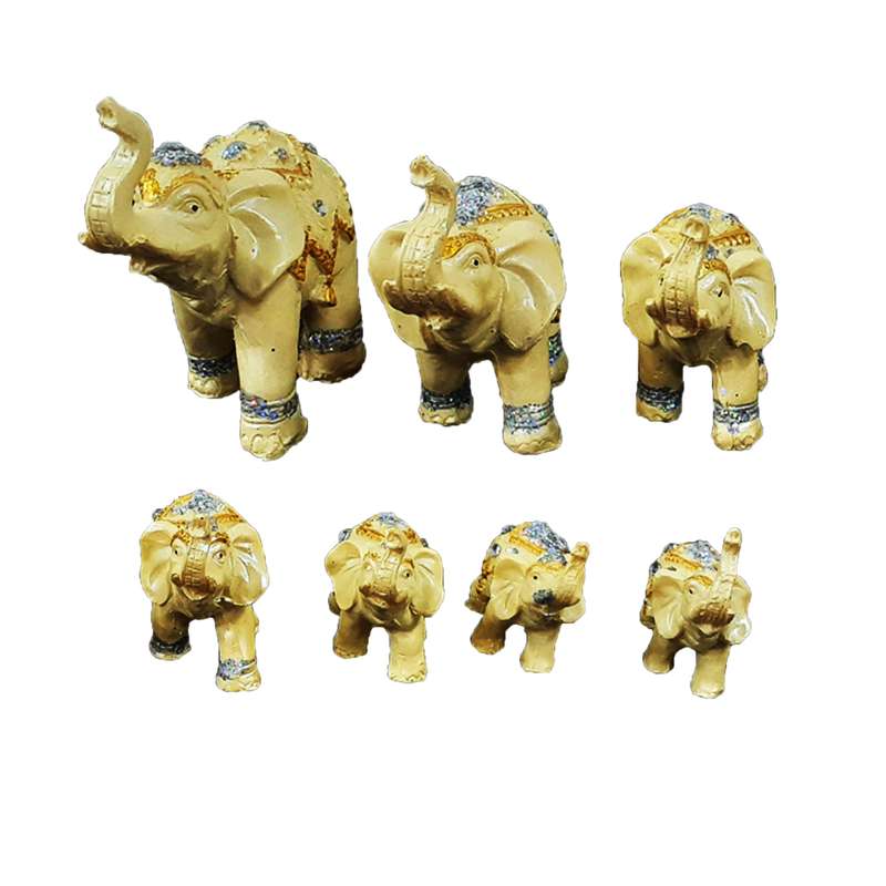 مجسمه طرح فیل مجموعه 7 عددی