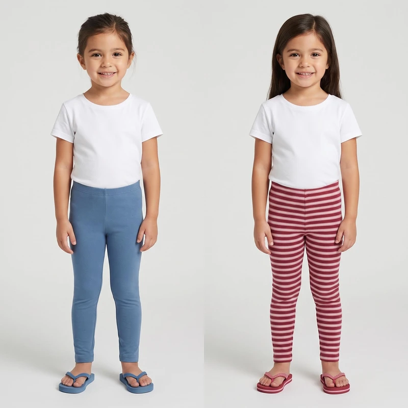 شلوار دخترانه لوپیلو مدل legging مجموعه 2 عددی