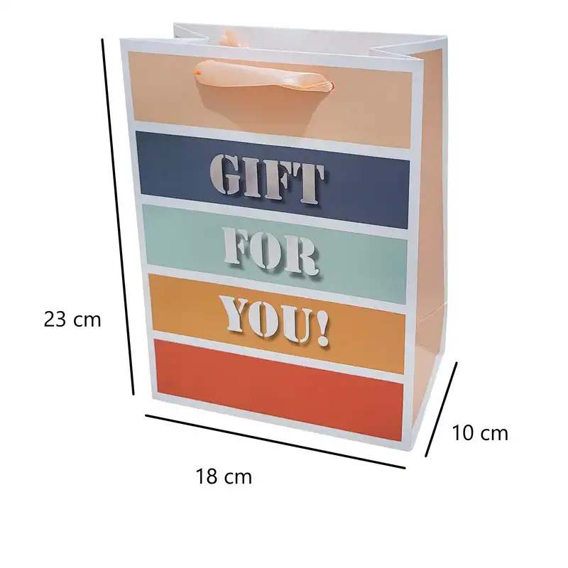 پاکت هدیه مدل GIFT FOR YOU کد 77700031