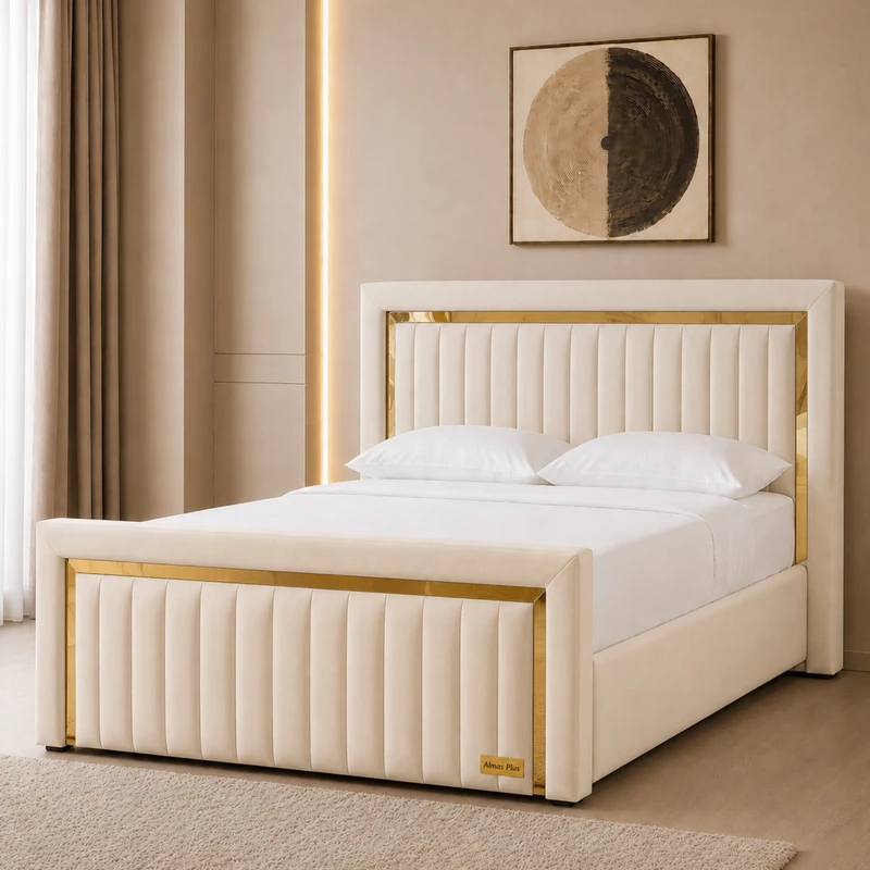  تخت خواب دونفره مدل ایرسا سایز 160×200 سانتی متر