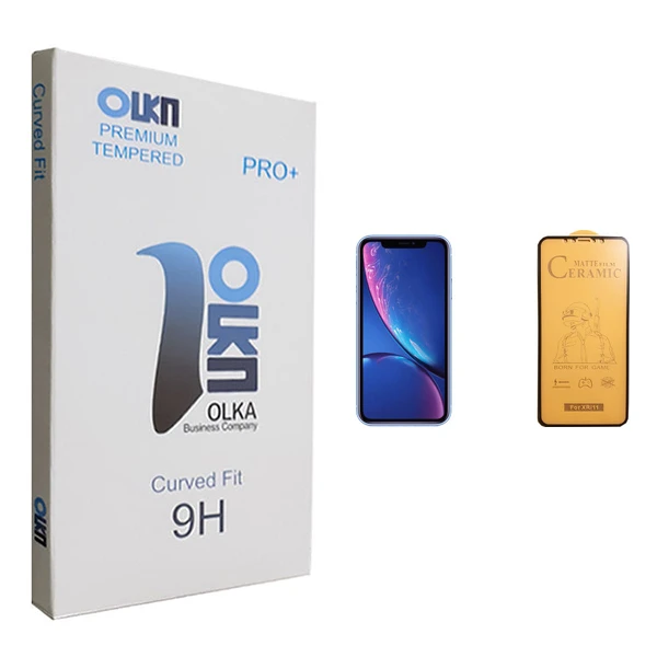 محافظ صفحه نمایش سرامیکی الکا مدل +PRO مناسب برای گوشی موبایل اپل iPhone XR