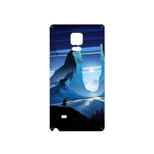 MAHOOT Blue Mountains Digital Art Cover Sticker for Samsung Galaxy Note Edge