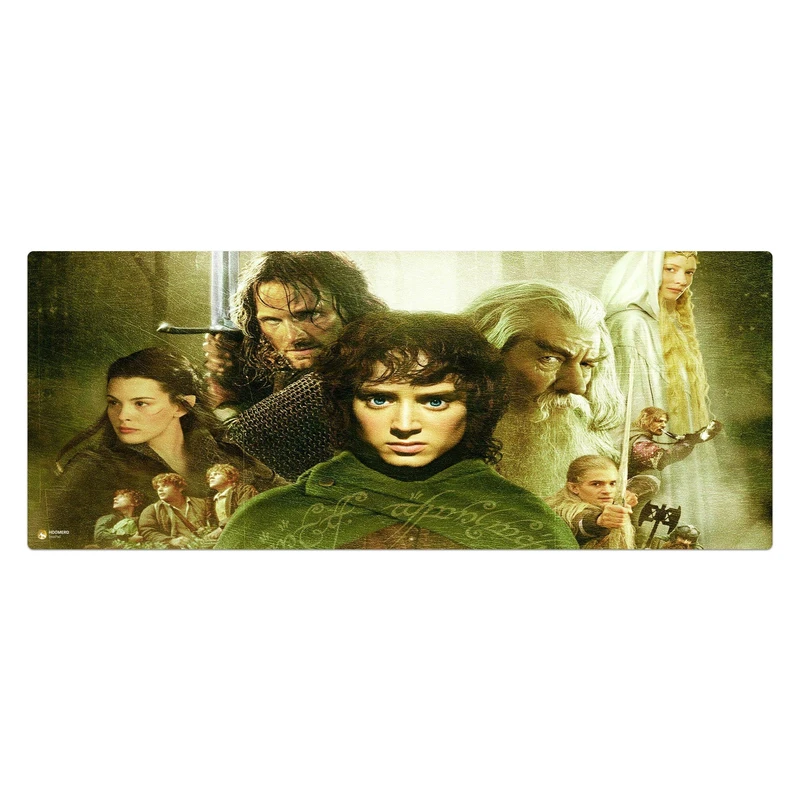 ماوس پد هومرو مدل HX011 طرح ارباب حلقه‌ها The Lord of the Rings سایز 40x100 سانتی‌متر