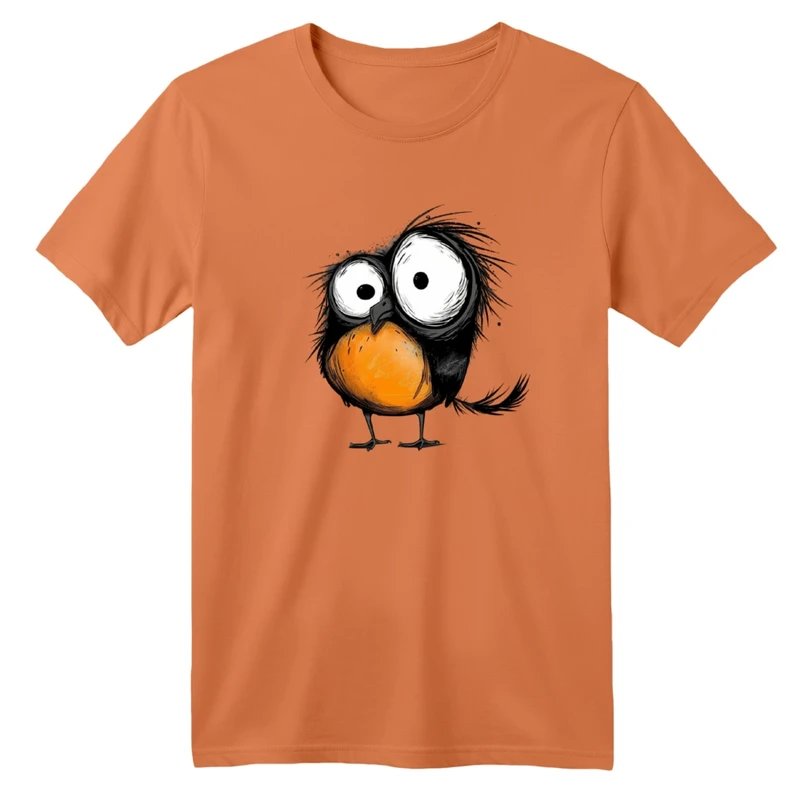 تی‌شرت آستین کوتاه لانگ بچگانه مدل جوجه کوچولو