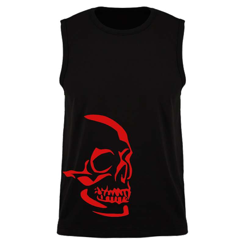 تاپ مردانه مدل اسکلت کد DH52 رنگ مشکی