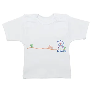 تی شرت آستین کوتاه نوزادی مدل پاکوکو