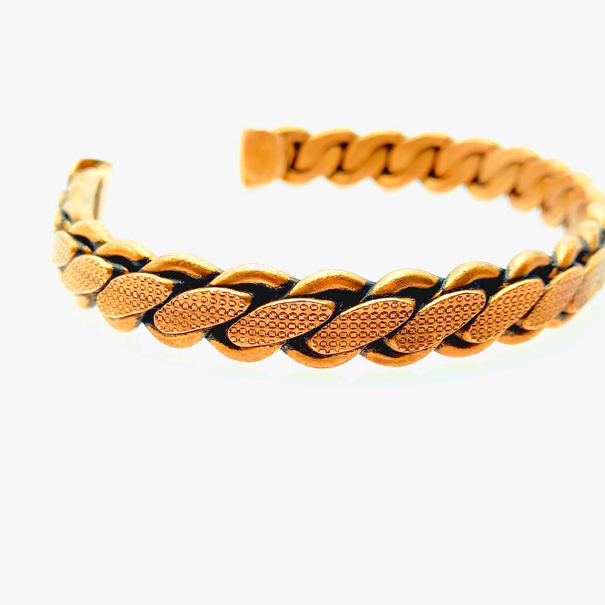 دستبند مردانه طرح زنجیری مدل مسی کد 628DSM دستبند مردانه طرح زنجیری مدل مسی کد 628DSM