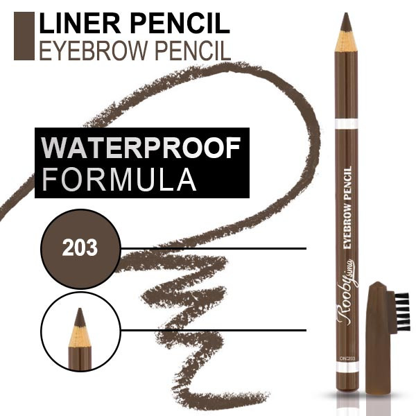 مداد ابرو روبی سیما مدل برس دار شماره 203