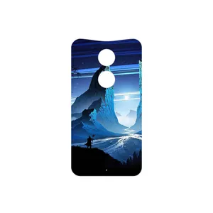 MAHOOT Blue Mountains Digital Art Cover Sticker for Motorola Moto X 2014