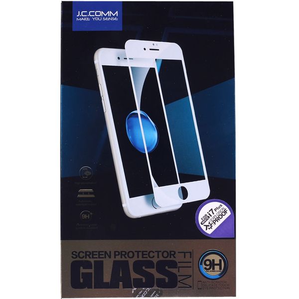 محافظ صفحه نمایش شیشه ای جی سی کام مدل 3D مناسب برای گوشی موبایل آیفون7 پلاس محافظ صفحه نمایش شیشه ای جی سی کام مدل 3D مناسب برای گوشی موبایل آیفون7 پلاس