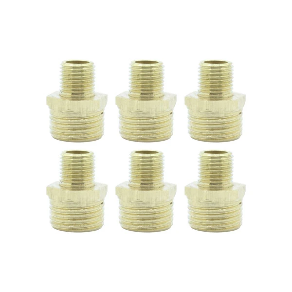 تبدیل دینا مدل برنجی سایز 1/2 - 1/4 اینچ بسته 6 عددی