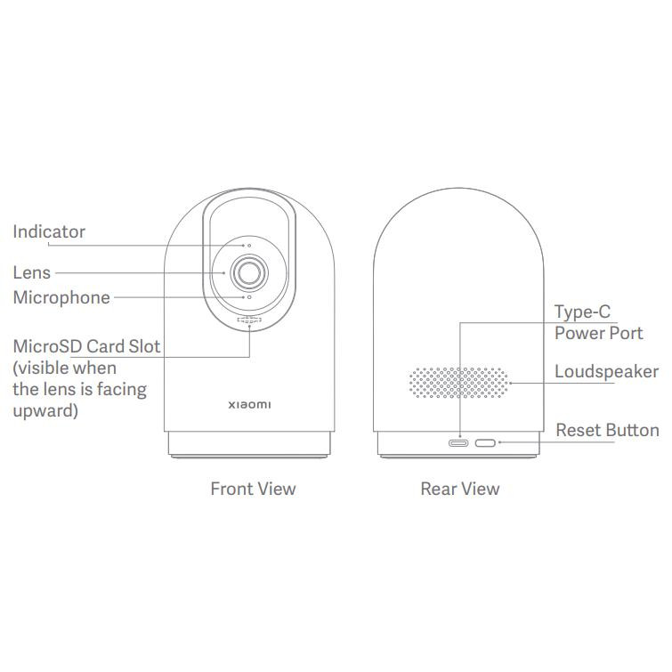 دوربین مداربسته آنالوگ شیائومی مدل Smart camera C500 pro