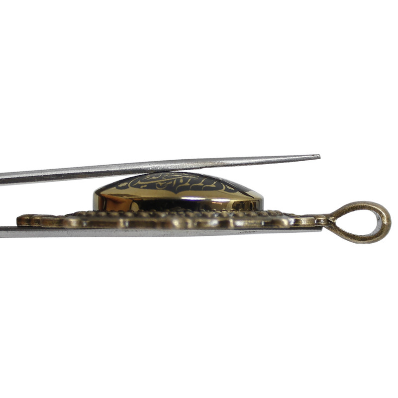 آویز گردنبند زنانه مدل حدید طرح توحید کد 72160