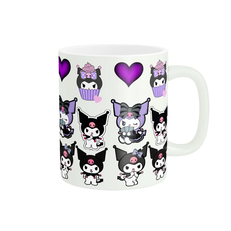 ماگ پادآفرین مدل کارتون کرومی و مای ملودی Kuromi کد PM3045