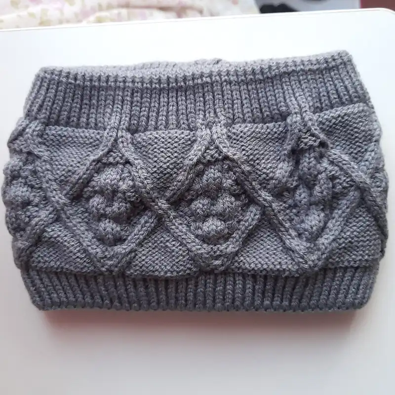 هدبند بافتنی مدل top2