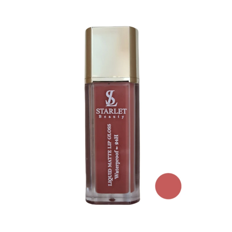 رژ لب مایع مات استارلت مدل Waterproof شماره 801