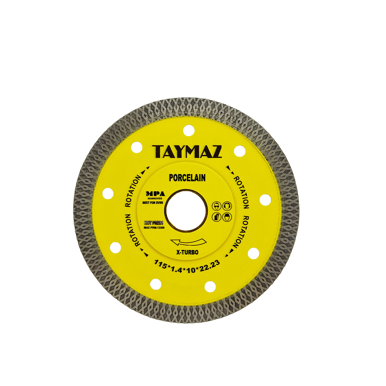  صفحه پرسلان بر تایماز مدل فلنچ دار کد 115mm