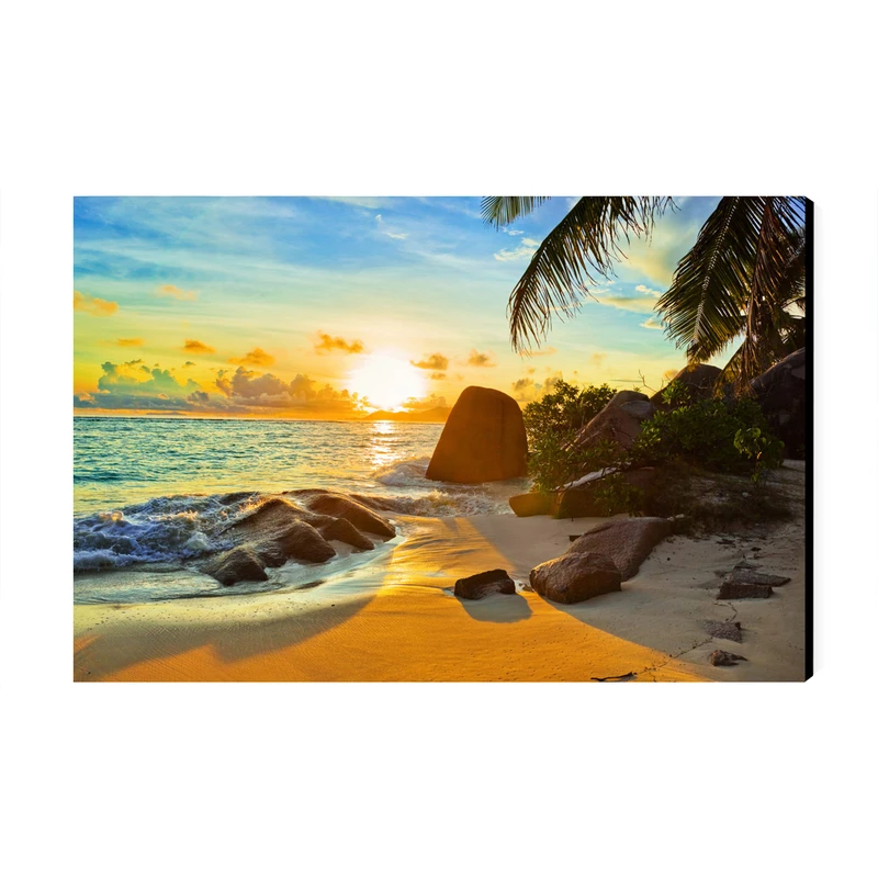 تابلو شاسی عرش مدل فانتزی منظره طبیعت ساحل کد As4059