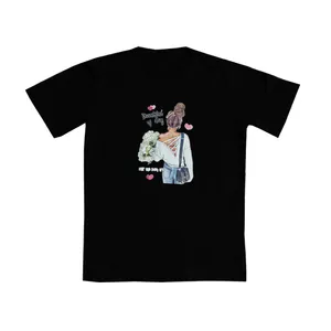 تی شرت آستین کوتاه دخترانه طرح دختر کد 140083