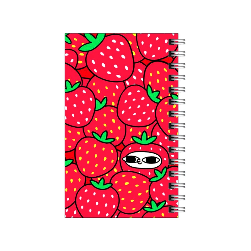 دفترچه یادداشت مدل to do list طرح شخصی در میان توت فرنگی ها کد 6960870